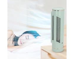 Bladloze Ventilator - Tafelkoeler Bureau - Persoonlijke Koeling - Stil Oplaadbaar - 2667 cm Hoog - Groen