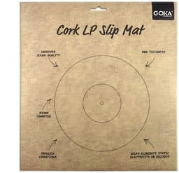 GOKA - Slipmat platenspeler – Kurk slipmat – draaitafel mat – Anti-statische slipmat — thumbnail 1