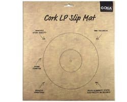 GOKA - Slipmat platenspeler – Kurk slipmat – draaitafel mat – Anti-statische slipmat