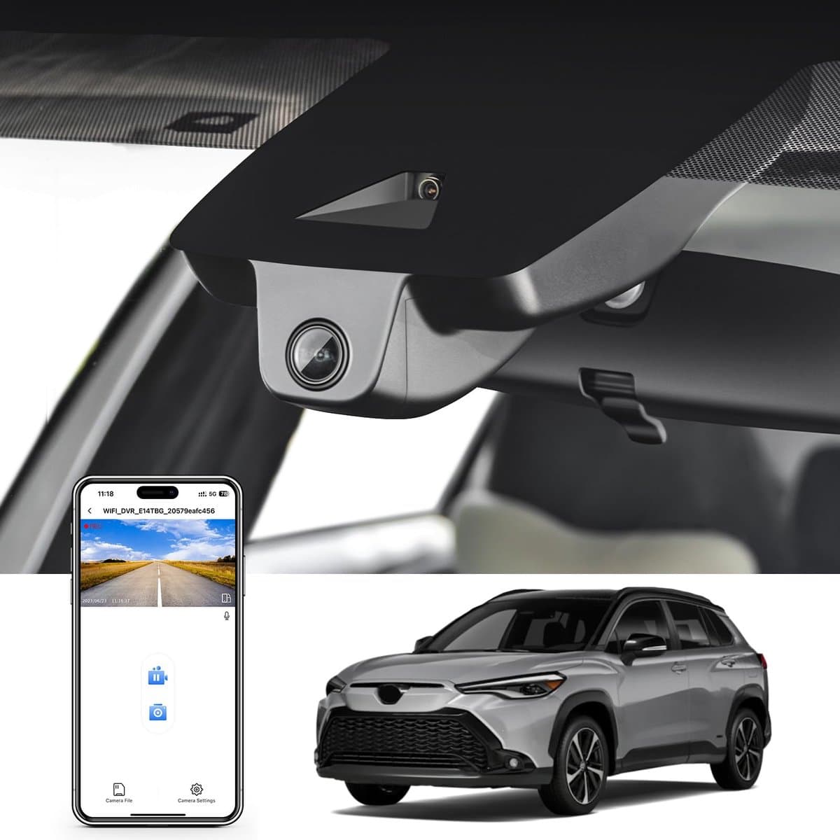 Solidchoice - 4K UHD Dashcam met OEM-Look voor Auto — afbeelding 1