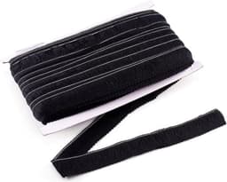 25m franje trimmen 25mm - Polyester kwastje lint zwart voor DIY latin jurk - Naaien accessoires — thumbnail 1