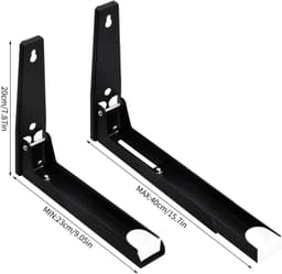 Wandhouder voor magnetron, magnetron, roestvrij staal, wandhouder voor magnetron, universele houder voor magnetron - ShopVlot — thumbnail 4