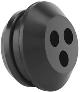 3-gaats brandstoftank-tule - vervanging voor trimmer-grasmaaier - rubber - geschikt voor brandstoftanktuit - zwart - 5 stuks/pakket — thumbnail 3