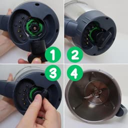 Deegbloem voor keukenmachine - 2 versies - compatibel met Thermomix en Monsieur Cuisine - eenvoudig deeg losmaken - ShopVlot — thumbnail 5