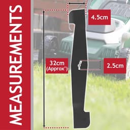 Omgoods - Vervangmes voor Elektrische Grasmaaier, 32 cm — thumbnail 2