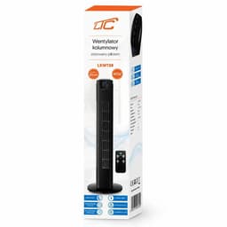 LTC - Ventilator - kolomventilator met afstandsbediening met een bereik tot 16 m, vermogen 45 W, LXWT28 - Zwart — thumbnail 3