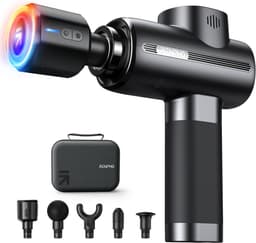 Massagepistool met Warmte & Koeling – Deep Tissue Massage Gun – 3200 RPM – USB-C Snelladen – Draadloos – Inclusief Draagtas — thumbnail 1