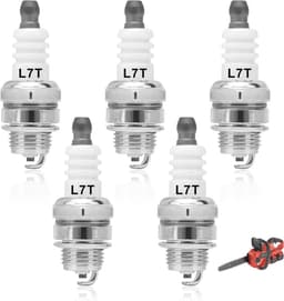 SnelShoppen - 5x L7T Universele Bougies voor Grasmaaier, Kettingzaag, Bosmaaier en 2-Takt Tuinmachines - Betrouwbare Ontsteking en Stabiele Prestaties — thumbnail 1