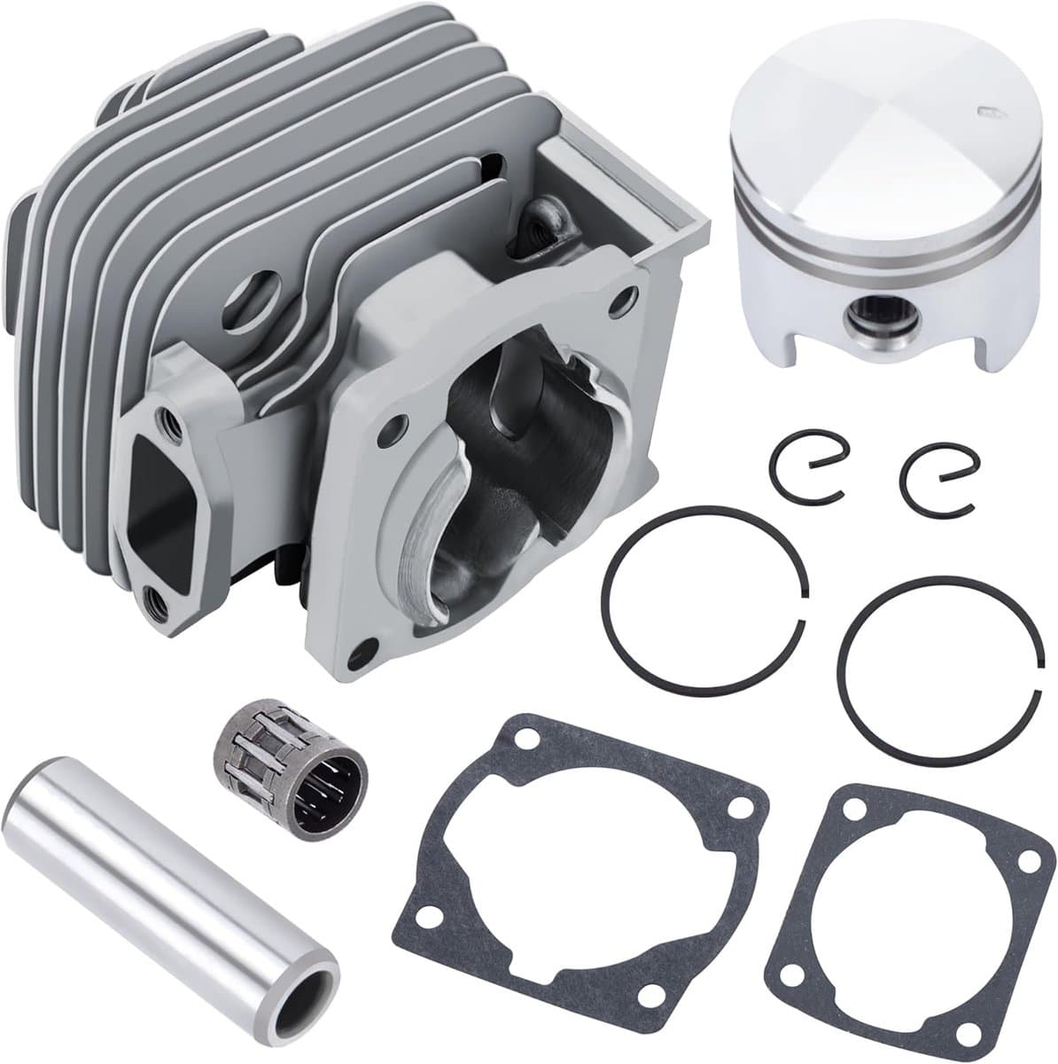 SnelShoppen - Tunejoy Cylinder Grasmaaier Set 44mm - Piston, Cilinder, Brush Cutter Onderdelen voor 49cc Motor - Krachtige en Duurzame Tuinaccessoires — afbeelding 1