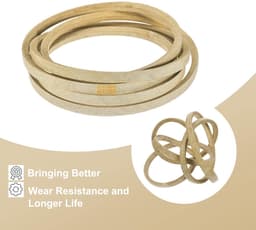 Riem Grasmaaier Dek - V-snaar Grasmaaier - Gazon Onderhoud - Aramidevezel Materiaal - 150 Inch Lengte - Grijs — thumbnail 4