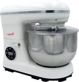 Keukenmachine - Deegmixer - Bakken en Koken - Krachtige DC Motor - 5 Liter Kom - Wit — thumbnail 1