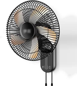 Wandventilator Afstandsbediening - Muurventilator Stille - Ruimte Koelen - Koperen Motor Kogellagers - 50W - Wit — thumbnail 1
