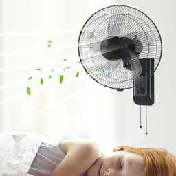 Wandventilator - Zonneventilator - Ruimte Koelen - Solar Aangedreven - 43 cm - Zwart — thumbnail 5