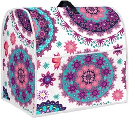 Mixerhoes Bloemenprint - Keukenapparaat Beschermhoes - Keuken Organiseren - Met Opbergvakken - Twee Maten - Boho Stijl — thumbnail 1