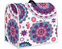 Mixerhoes Bloemenprint - Keukenapparaat Beschermhoes - Keuken Organiseren - Met Opbergvakken - Twee Maten - Boho Stijl