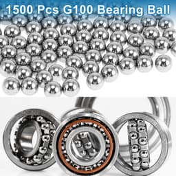 A ABSOPRO 1 mm ball bearings ball bearings steel G100 precision ball silver tint 1500 pieces - ShopVlot — thumbnail 5