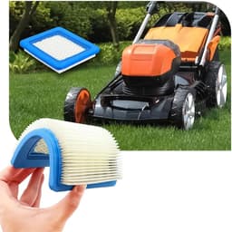 SnelShoppen - Grasmaaier Luchtfilter Element voor Effectieve Luchtzuivering, Vervangingsfilter voor Motor met Stof- en Onzuiverhedenfilter, 1 Stuk + V — thumbnail 4