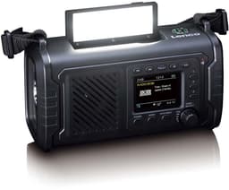 Lenco Noodradio - Noodradio Solar Opwindbaar - met DAB+/FM - 10.000 mAh Batterij - Zwart — thumbnail 2