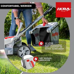 IKRA elektrische grasmaaier IERM 1638-1, 1.600 W, maaibreedte 38 cm, inclusief reservemes — thumbnail 5