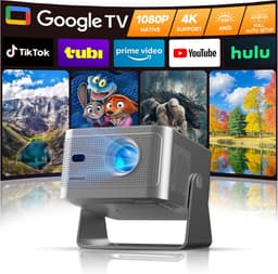 Beamer 4K Ondersteuning – Native Full HD 1080p – Google TV – 650 ANSI – Autofocus – WiFi & Bluetooth — thumbnail 1