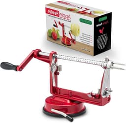Huishoudelijke Schilmachine - Alles-in-één - Fruit Groente - Handmatige Bediening - 2 Kilogram - Rood — thumbnail 1