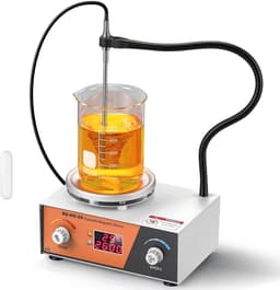 Magnetische Roerder met Verwarmplaat 2L - Digitale Weergave - Variabele Snelheid 700-2600 RPM - Ideaal voor Laboratoria - ShopVlot — thumbnail 1
