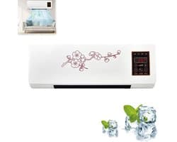 Wand Airco - Mobiele Airco Verwarmingsunit - Ruimte Koelen - Stille Werking - 54x20x12cm - Wit