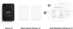 Dash Cam Accessoires - Compatibel met Diverse Modellen - Inclusief Hittebestendige Lijm en Stickers - Voor Dash Cam Gebruikers — thumbnail 2