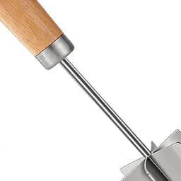 Hamburger Gehakt Hakker - Groentehakker Vleesmolen - Maaltijdvoorbereiding Thuis - Roestvrij Staal Anti-aanbak - 28 cm - Zilver — thumbnail 3