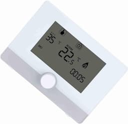 Draadloze Programmeerbare Digitale Thermostaat met Groot LCD Scherm voor CV Ketel Verwarming — thumbnail 4