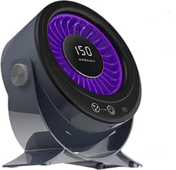 Airco - Mobiele airco - ventilator - fan - aircooler - airco zonder afvoerslang - airconditioning - 150 snelheden - voor slaapkamer, eetkamer, studentenkamer, computerbureau, studenten - zwart — thumbnail 1