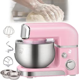 Elektrische Mixer - Keukenmachine - Thuis Bakken - 6 Snelheden - 3.5L Kom - Roze — thumbnail 1
