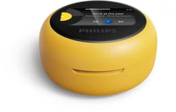 PHILIPS TAMS3YL/00 The Buds - True Wireless Oordopjes - Adaptieve Noise Cancelling - Bluetooth 6.0 - Tot 42 Uur Batterijduur - Smart Charging Case met Touchscreen - IP54 - Multipoint - Geel — thumbnail 2