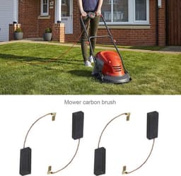 Koolborstels 2 paar - Vervanging voor Grasmaaier - 29x11.2x6.2mm - Compatibel met Flymo/Dewalt - Hoge sterkte - Lange levensduur - Koolborstel — thumbnail 4