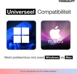 VisiQuality High-Speed Externe Harde Schijf 1.5 TB - Draagbare Dual Drive USB 3.0/C - Voor Windows & Mac - Geschikt voor Gameconsoles - Compact - Met handleiding - Zwart — thumbnail 2