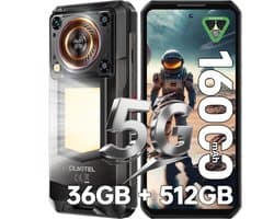 OUKITEL WP56 5G Robuuste Smartphone-36GB RAM-512GB ROM-16000mAh-108MP-IP68-IP69K-Android 15