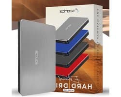 Externe harde schijf - Draagbare opslag - Gegevens veiligstellen - Snelle USB 3.0 - 1 TB - Zilver