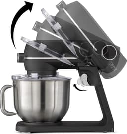 Keukenmachine - Bakmachine - Bakken en Koken - 10 Snelheden Touch Control - 6 Liter Kom - Zwart — thumbnail 3