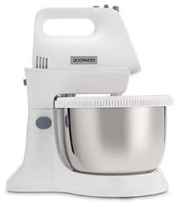 Keukenmixer met kom - Handmixer - Bakken en kneden - Krachtige 450W motor - 3.4 Liter kom - Wit — thumbnail 1