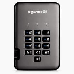 Externe Harde Schijf - Beveiligde Opslag - Data Beschermen - FIPS 140-2 Level 2 - 1 TB - Grafiet — thumbnail 1