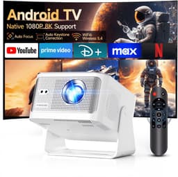Magcubic® HY350MAX Mini Beamer 8K-1080P Full HD Smart Projector-600ANSI Lumen-Draagbare Beamer voor Film & Gaming-Thuisbioscoop–180° Draaibaar-Automatische focus-Geïntegreerde Google Play&6000+ Apps–Android 14-WiFi 6&Bluetooth 5.4 — thumbnail 1