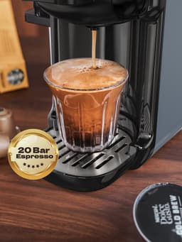 HiBREW H2B Koffiemachine - 5-in-1 - Voor Capsules en Gemalen Koffie - Grijs — thumbnail 4