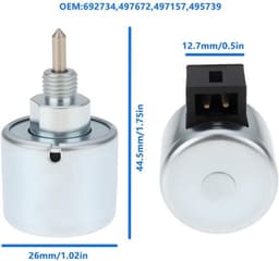 Grasmaaier Carburateur Afsluitmagneetventiel - Compatibel met Briggs & Stratton — thumbnail 5