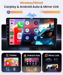 Auto radio 10.1 inch - 8-core Android - 6GB RAM + 128GB opslag - Navigatie en Bluetooth - SnelShoppen — thumbnail 3