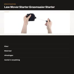Dailygoods- Terugslagstarter Betrouwbare Start - Grasmaaier - Bosmaaier - Kunststof - 100% Nieuw - Sterk en Duurzaam - Trekstarter — thumbnail 3