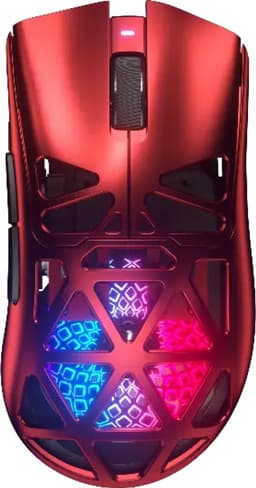 Furycube G11 - Tri-Mode Gaming Muis - Draadloos - Bedraad - Bluetooth - PAW3311 Sensor - 12.000 DPI - 1000Hz - Rood — thumbnail 1