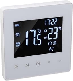 Intelligente Thermostaat - Slimme Regelaar - Temperatuur Beheren - Dubbel Display - 16A 3500W - Wit — thumbnail 3