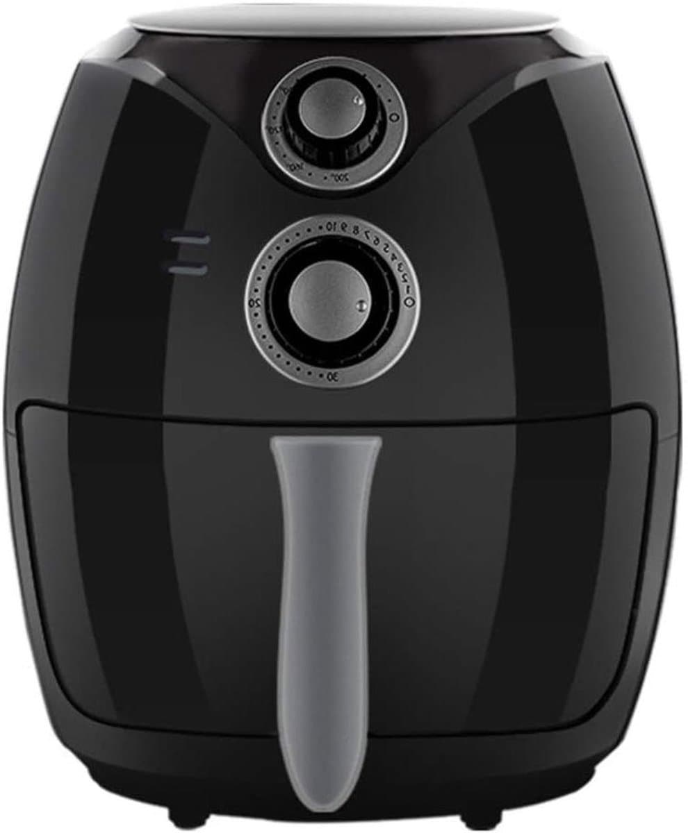 Heteluchtfriteuse Oven - Airfryer - Gezond Koken - Extra Grote Mand - 27x32cm - Zwart — afbeelding 1