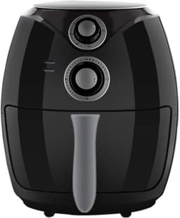 Heteluchtfriteuse Oven - Airfryer - Gezond Koken - Extra Grote Mand - 27x32cm - Zwart — thumbnail 1