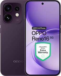 OPPO Reno16 5G 8+512GB Paars Zwart - Extra Garantie — thumbnail 1